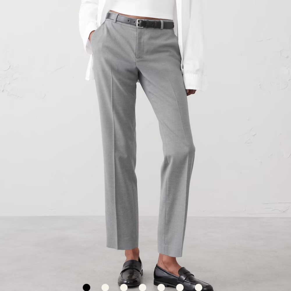 Banana Republic Gray Straight Leg Pants